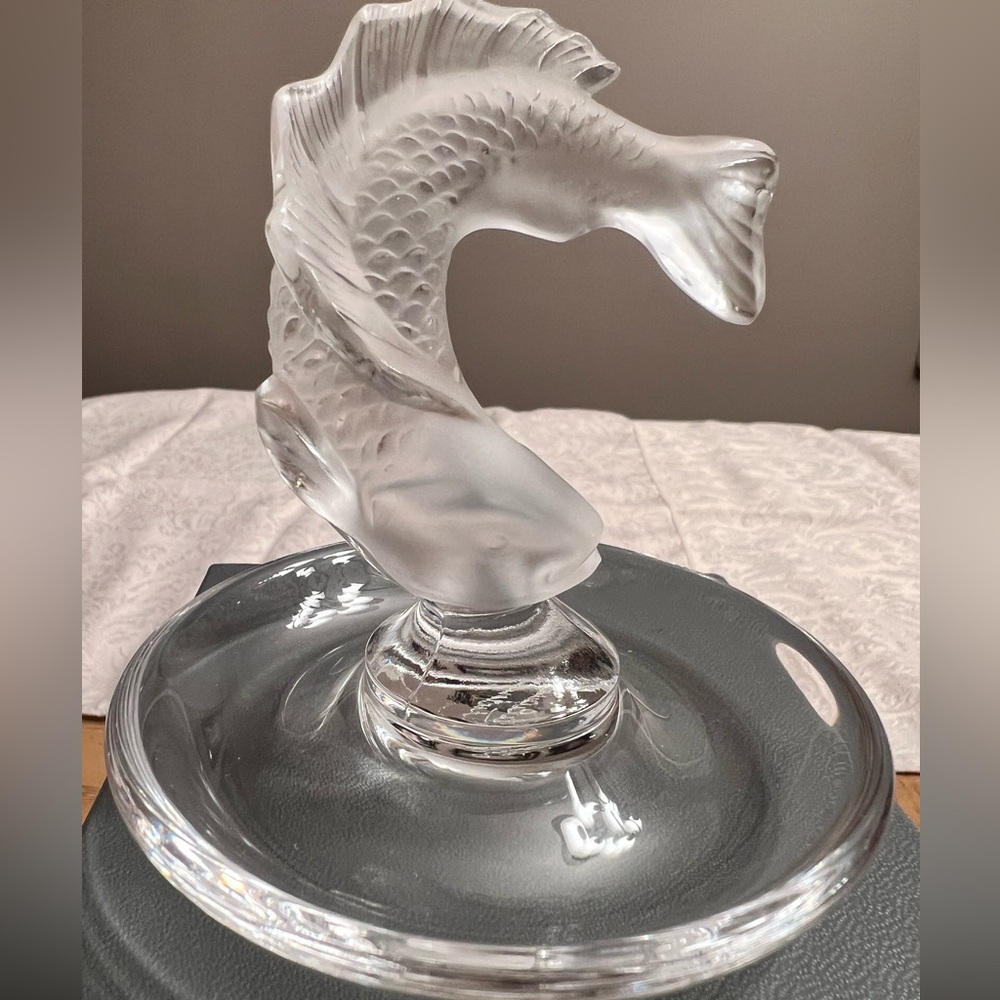Lalique crystal fish decor